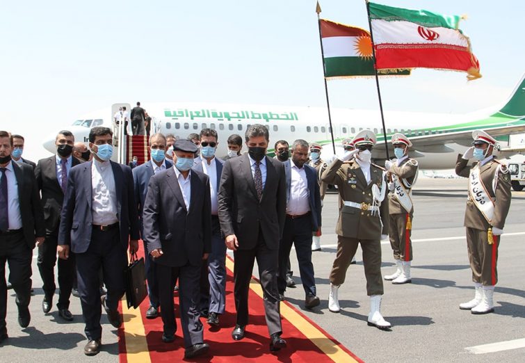 عکس‌های سفر نچیروان بارزانی رئیس اقلیم کردستان به تهران