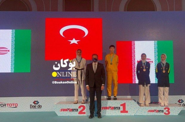 درخشش تکواندوکار بوکانی در مسابقات بین‌المللی ترکیش اوپن G2 ترکیه
