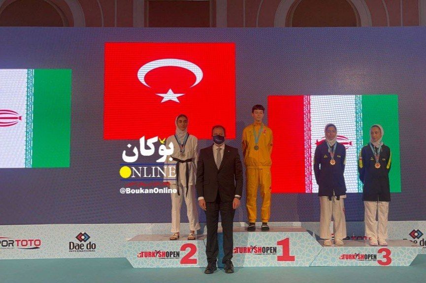 درخشش تکواندوکار بوکانی در مسابقات بین‌المللی ترکیش اوپن G2 ترکیه