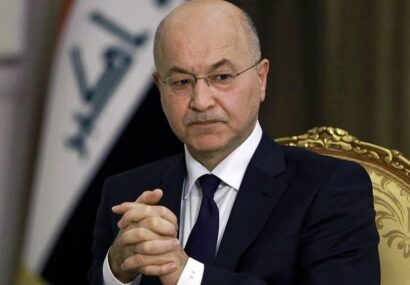 دکتر «برهم صالح» رئیس جمهور سابق عراق و از یاران «جلال طالبانی» به ملت ایران تسلیت گفت